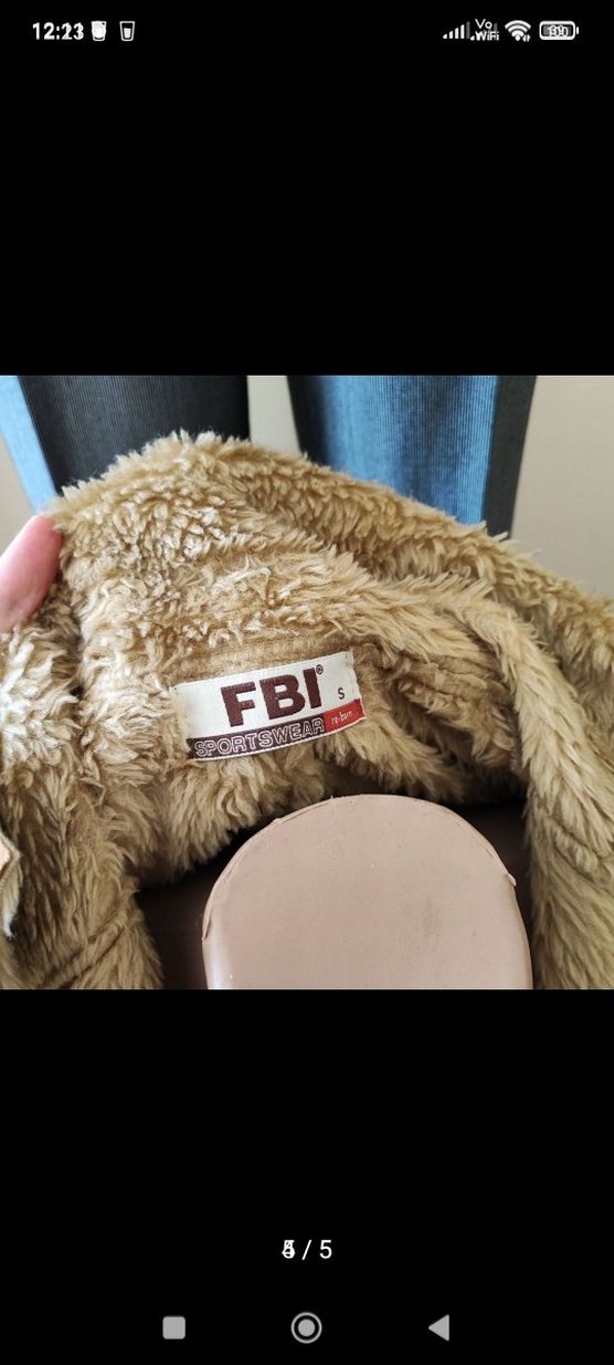 Düğmeli Kahverengi Süet Kadın Ceket - Görsel 5