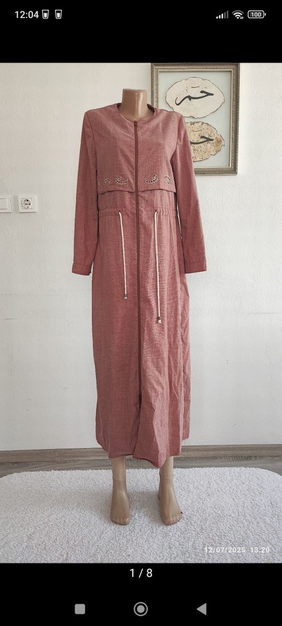 Nakışlı Uzun Kollu 2 Adet Nihan Pardesü - Görsel 4