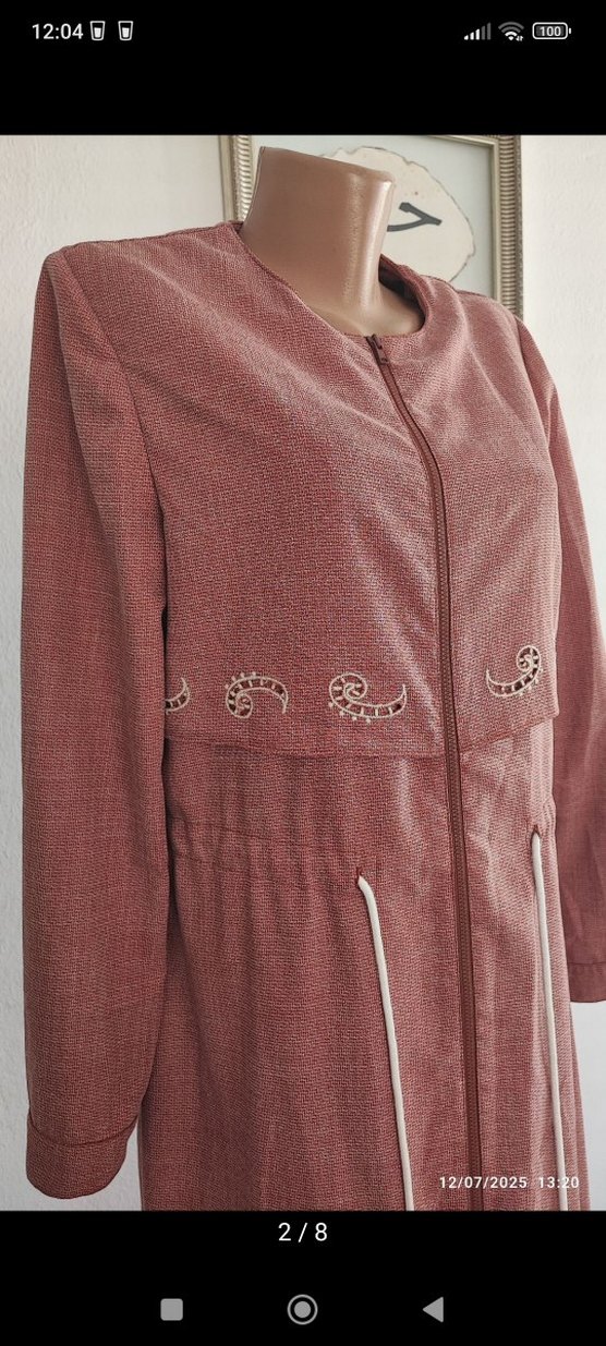 Nakışlı Uzun Kollu 2 Adet Nihan Pardesü - Görsel 5