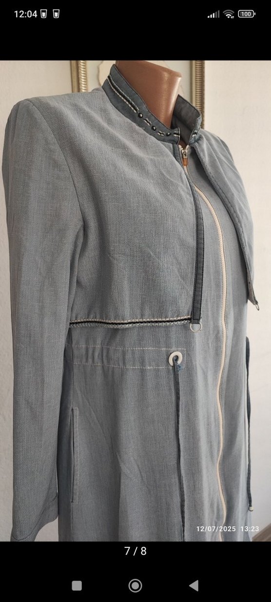 Nakışlı Uzun Kollu 2 Adet Nihan Pardesü - Görsel 2