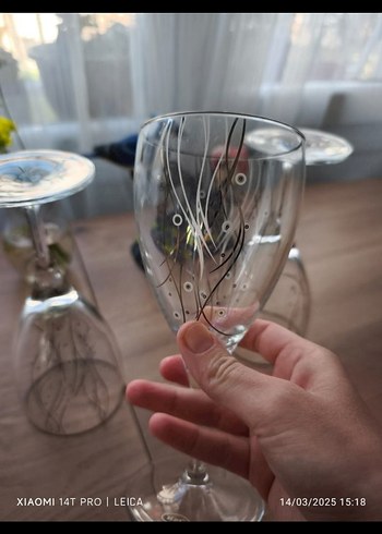 Karaca Gümüş yaldızlı 12li Kadeh Seti - Görsel 5