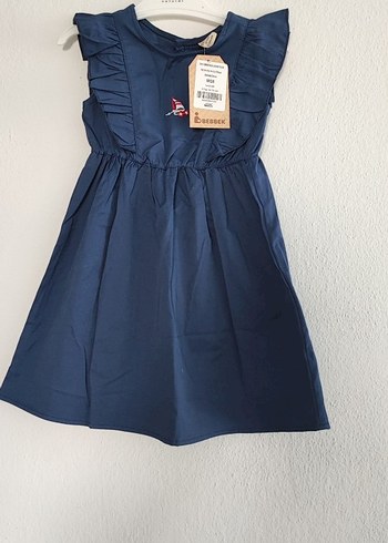 2 tane Kolsuz Kız Çocuk Elbise Ebebek - Görsel 5