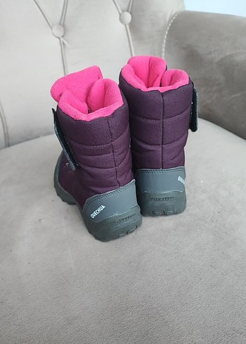 Kız Çocuk Mor Cırt Cırtlı su geçirmez bot - Görsel 3