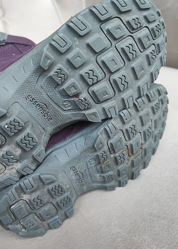 Kız Çocuk Mor Cırt Cırtlı su geçirmez bot - Görsel 4