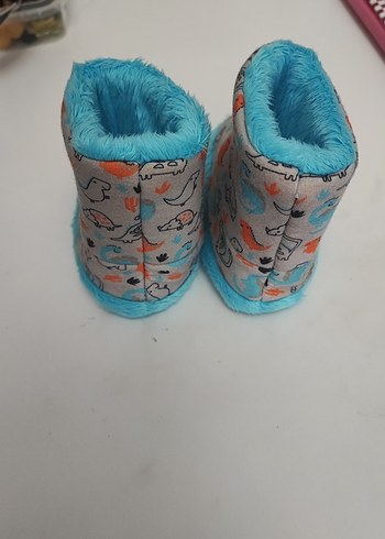 LCW Waikiki Erkek Çocuk Renkli Peluş Ev Terliği - Görsel 2