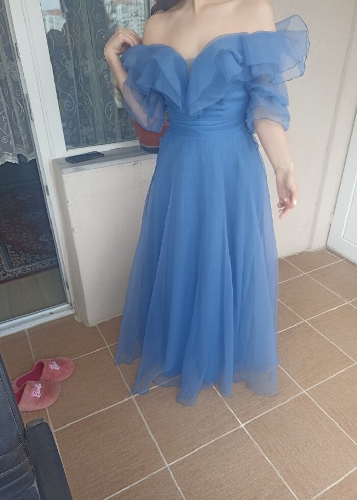 Bebe mavisi elbise  - Görsel 2