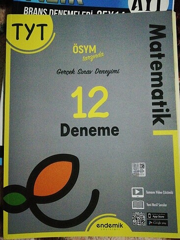 Matematik TYT 12 li Deneme Endemik Yayınları 