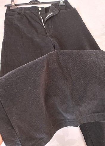 42 Beden siyah Renk Jean Bol Pantolon