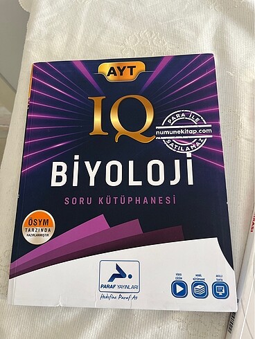 Paraf yayınları ayt biyoloji soru bankası
