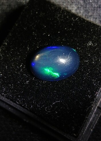  Beden çeşitli Renk 1.85 CT JANJANLI SİYAH ETİYOPYA OPALİ (B5)