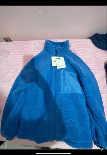Pull and Bear PULL BEAR SIFIR PELUŞ MONT