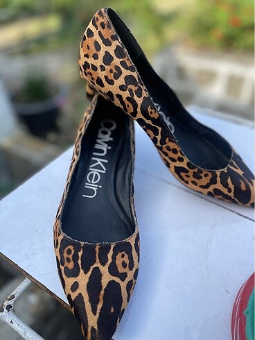 40 Beden altın Renk Calvin Klein sandalet