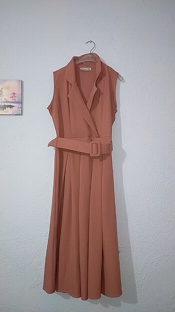 Trendyol & Milla Toz Pembe Elbise