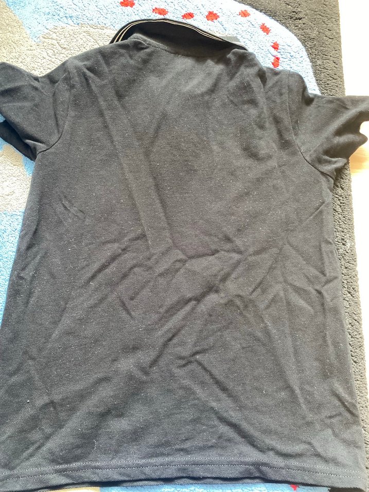 Gri Erkek çocuk Polo Yaka Kısa Kollu Tişört - Görsel 3