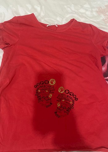 Gri Desenli Hamile Tişörtü - Görsel 5