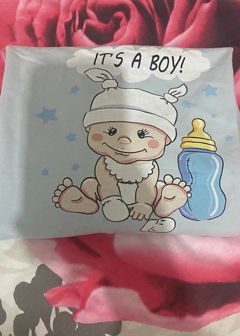 Gri Desenli Hamile Tişörtü - Görsel 4