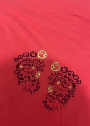 Gri Desenli Hamile Tişörtü - Görsel 6