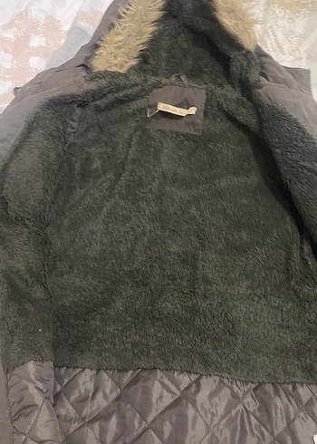 Kadın Kışlık Kürklü Kapüşonlu Mont - Görsel 3