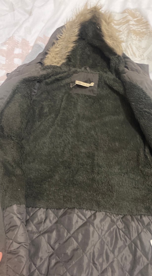 Kadın Kışlık Kürklü Kapüşonlu Mont - Görsel 3