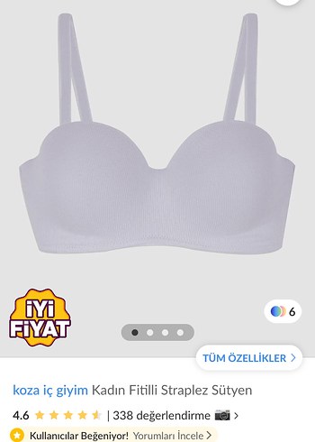 Koza İç Giyim 2'li Fitilli Kadın Sütyen Paketi - Görsel 3