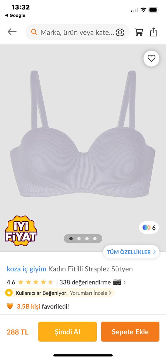 Koza İç Giyim 2'li Fitilli Kadın Sütyen Paketi - Görsel 3