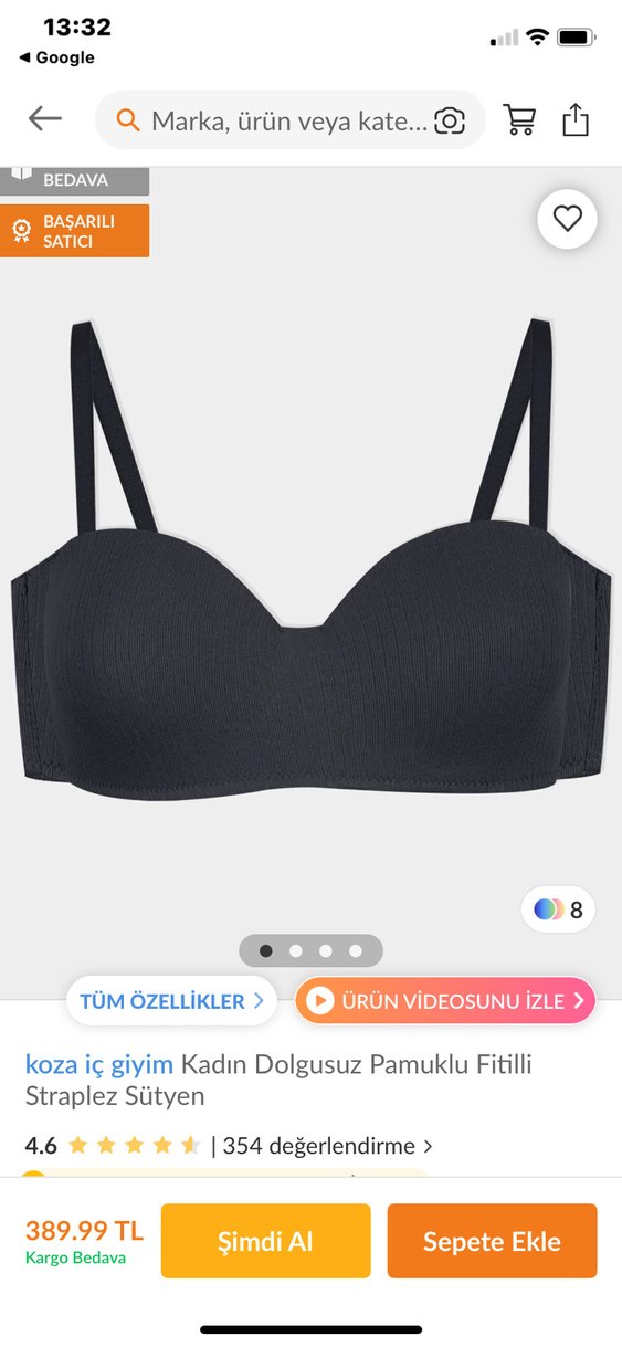 Koza İç Giyim 2'li Fitilli Kadın Sütyen Paketi - Görsel 2