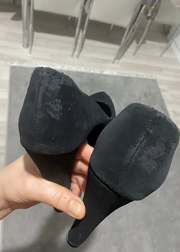 Siyah Tokalı Stiletto Topuklu Kadın Ayakkabı - Görsel 5