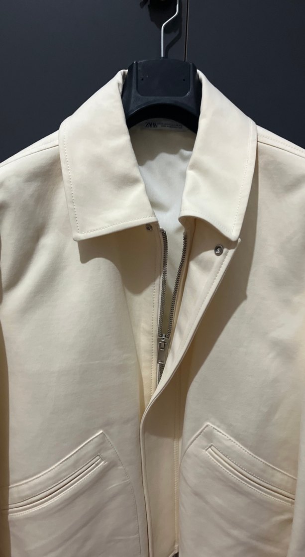 Zara ekru ceket - Görsel 4