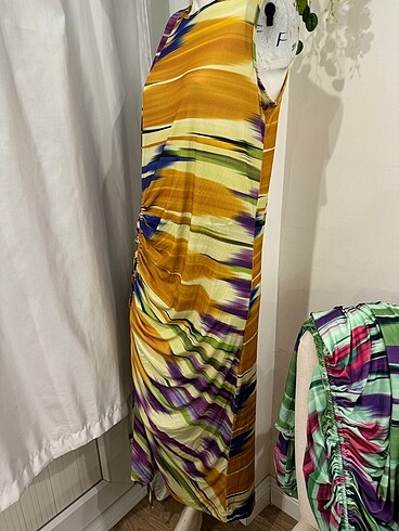 LC Waikiki Sarı elbise