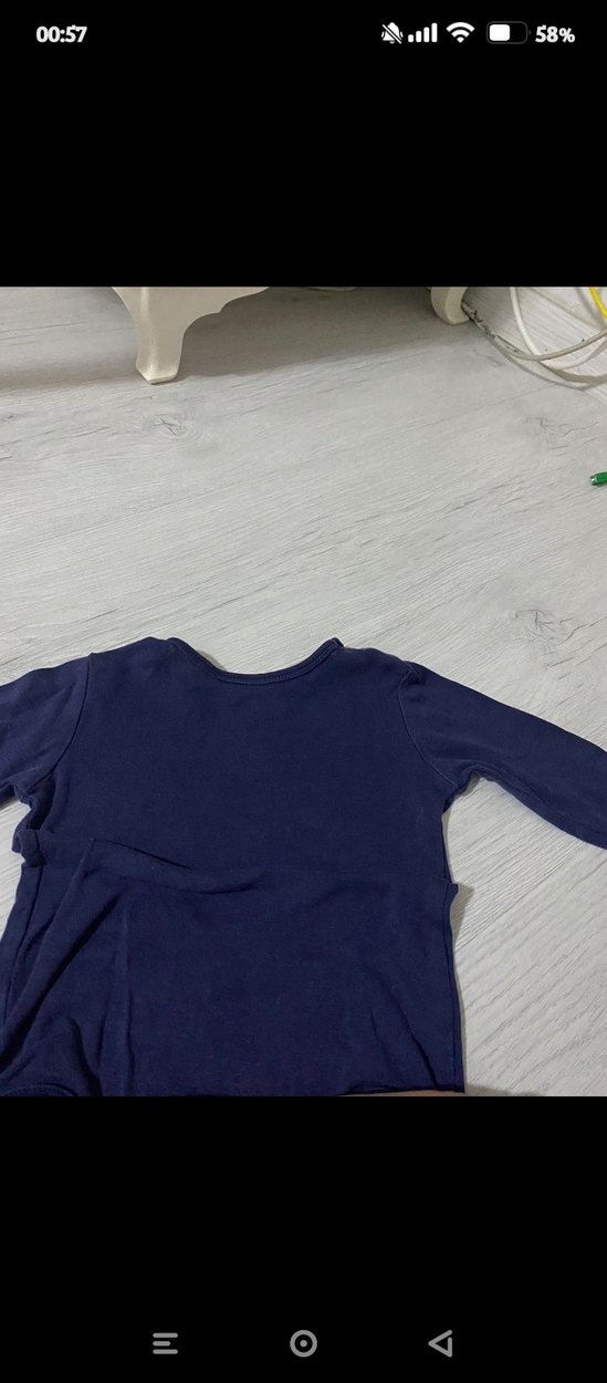 Uzun Kollu Erkek Bebek Çıtçıtlı Boy - Görsel 5