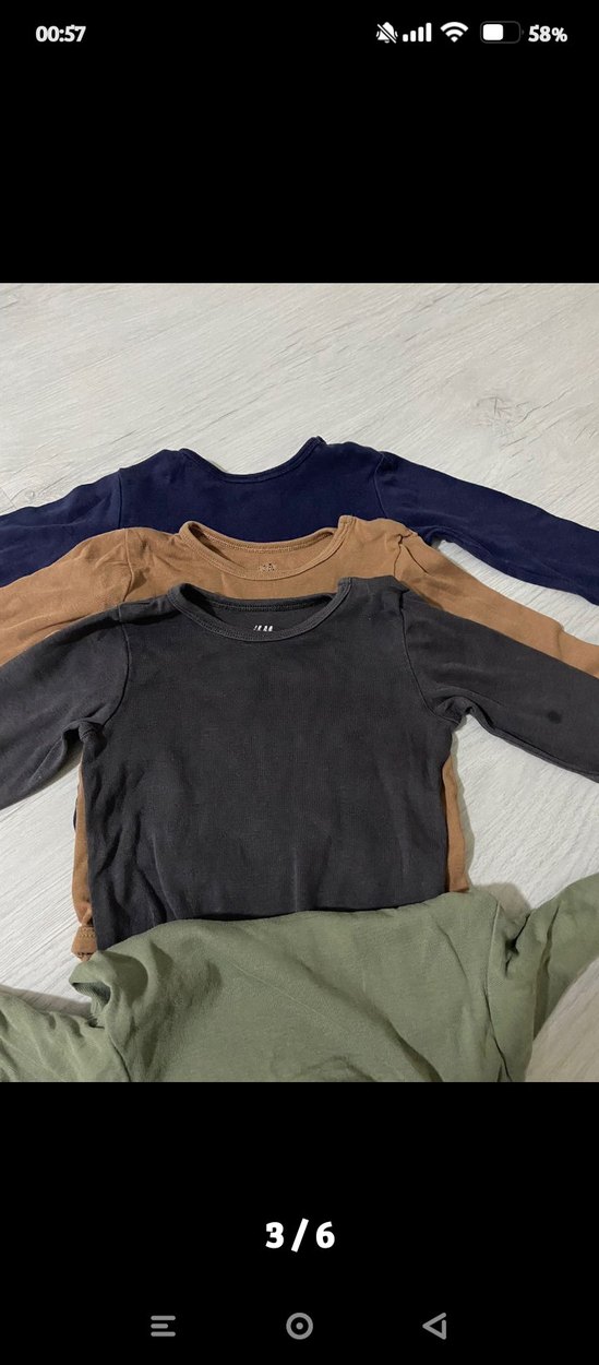 Uzun Kollu Erkek Bebek Çıtçıtlı Boy - Görsel 3