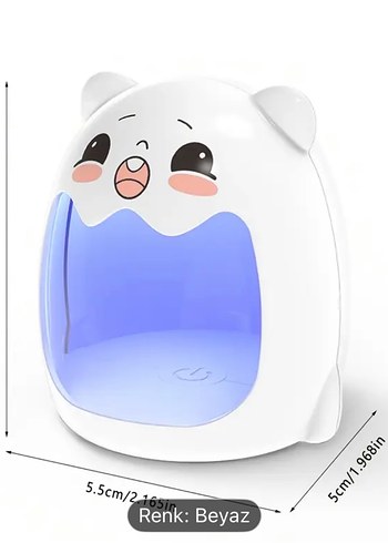 Mini Sevimli Ayı UV/LED Tırnak Jeli Kurutucu - Görsel 3