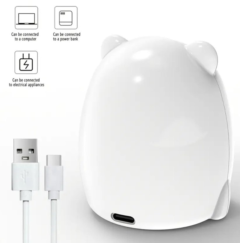 Mini Sevimli Ayı UV/LED Tırnak Jeli Kurutucu - Görsel 2