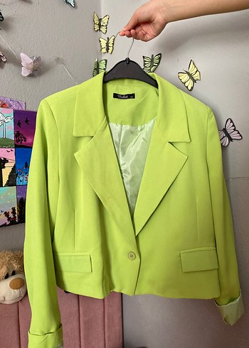 Diğer Düğmeli Kadın Blazer Ceket takım