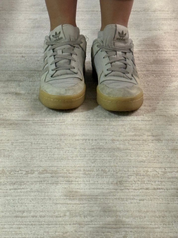 Bej Bağcıklı Kadın Spor Ayakkabı - Görsel 2