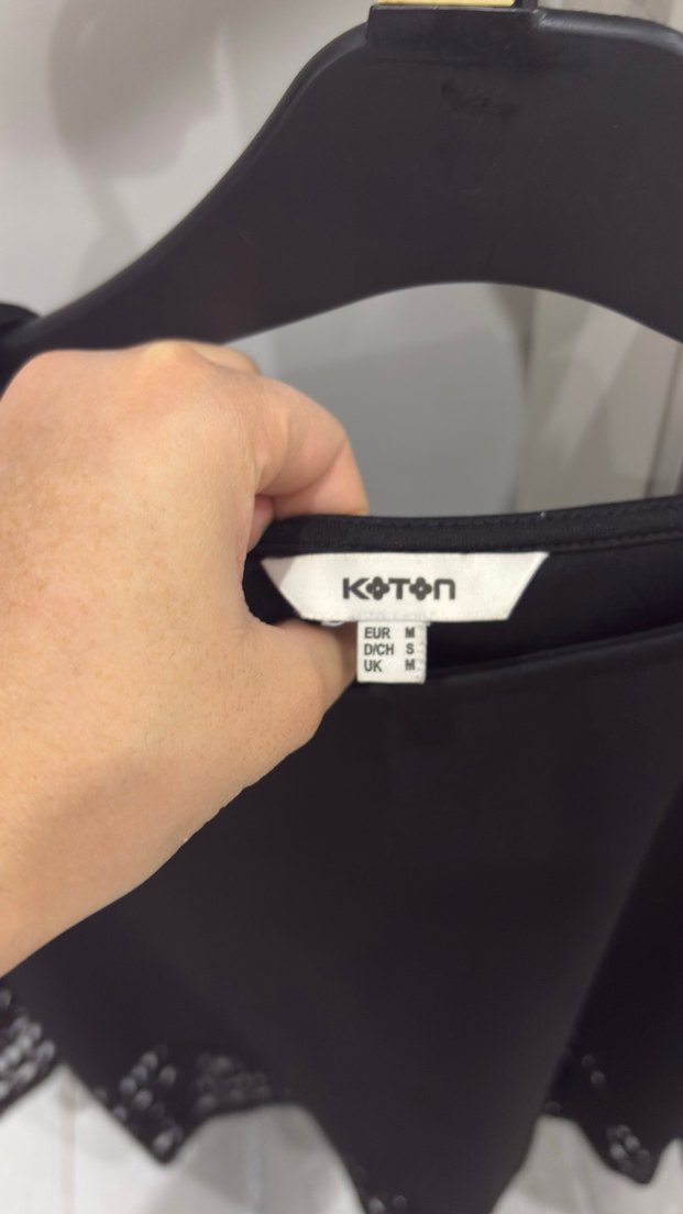 Siyah Kaygan Bluz - Görsel 4