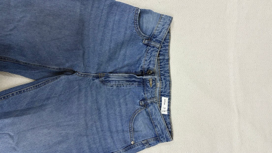 Kadın Mavi Regular Fit Denim Jean - Görsel 3