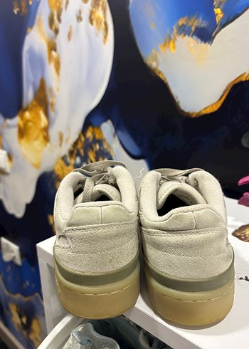 Beyaz Adidas Platform Spor Ayakkabı - Görsel 2