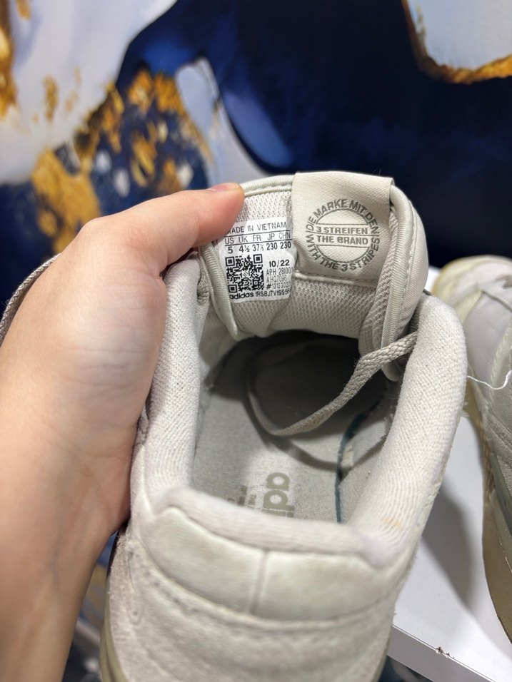 Beyaz Adidas Platform Spor Ayakkabı - Görsel 5