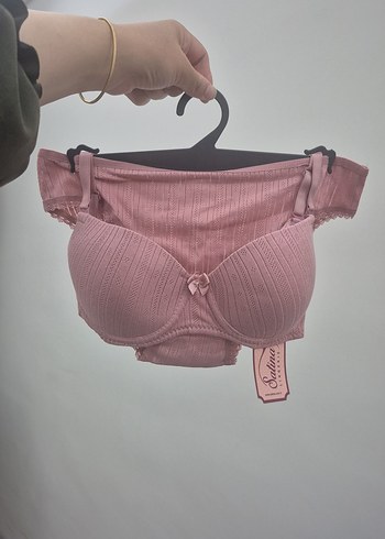 Pastel Pembe Mini Street Wear Sütyen