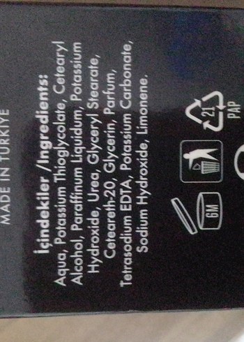 Tüy Dökücü Krem - Görsel 2