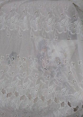 Perde Tül İşlemeli  200/375-400 cm - Görsel 2