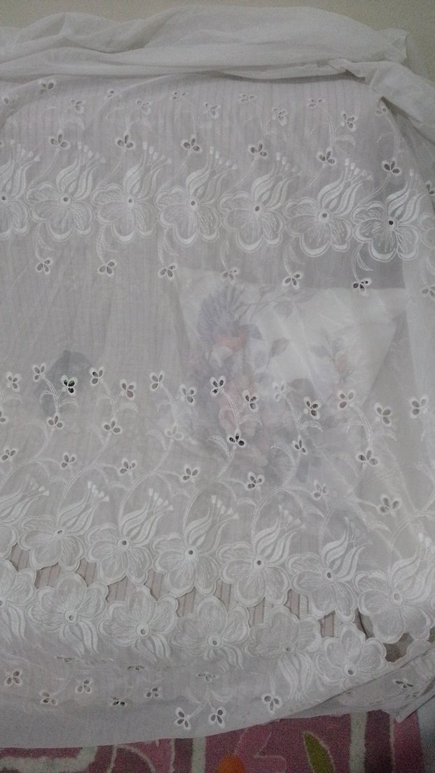 Perde Tül İşlemeli  200/375-400 cm - Görsel 2