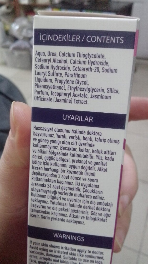 Tüy Dökücü Krem Tüm Cilt tipi Kadın - Görsel 2