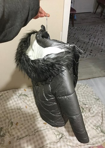 Kaban İçi Yün Şapka kürklü Fermuarlı Çıtçıtlı - Görsel 3