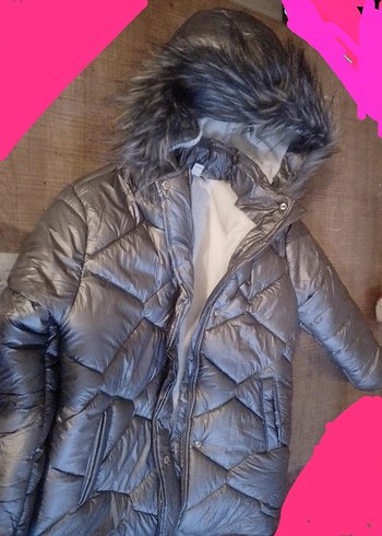 Kaban İçi Yün Şapka kürklü Fermuarlı Çıtçıtlı - Görsel 7