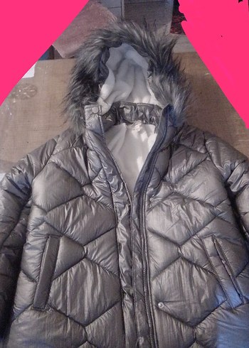 Kaban İçi Yün Şapka kürklü Fermuarlı Çıtçıtlı - Görsel 8