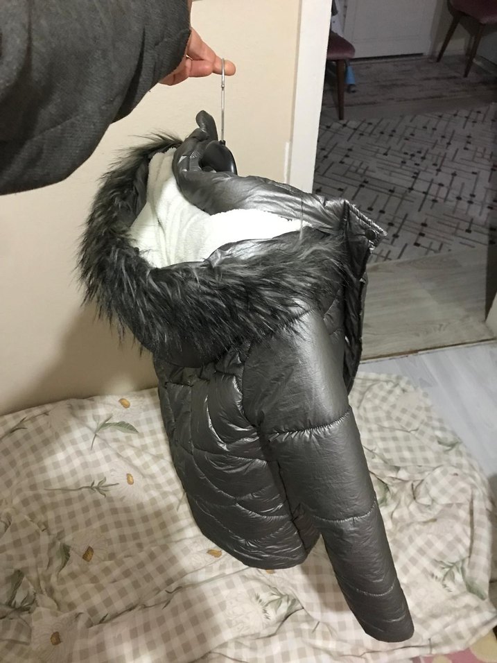 Kaban İçi Yün Şapka kürklü Fermuarlı Çıtçıtlı - Görsel 3