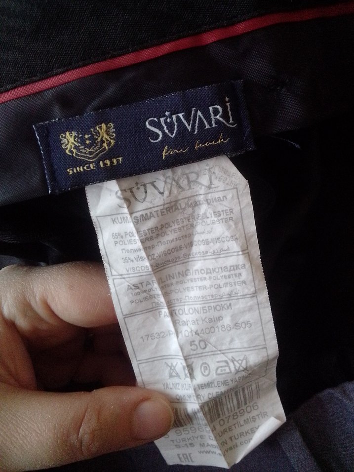 Kumaş Pantolon SUVARİ 50 BEDEN SORUNSUZZZ - Görsel 2