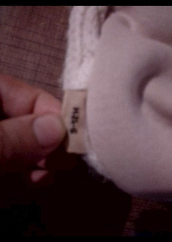 Bebek Mont Kapüşonlu Örgü Kolsuz - Görsel 3